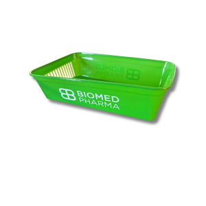 Panier de pharmacie vert